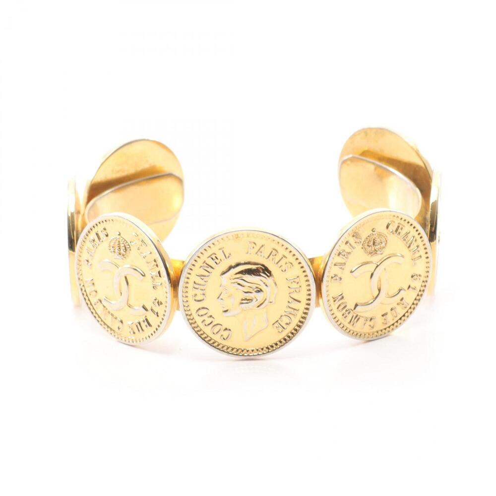 CHANEL Gold Logo Bracelet